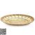 Fruit plate creative stainless steel plate palace style retro large disc thickened gold plate