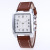New genuine high-grade men's quartz watch creative fashion business three-eye waterproof belt watch