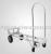 Aluminum alloy luggage truck dual expansion warehouse car folding portable truck king transport trailer