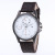 Men's watch waterproof calendar gun black shell quartz belt watch high-grade men's watch