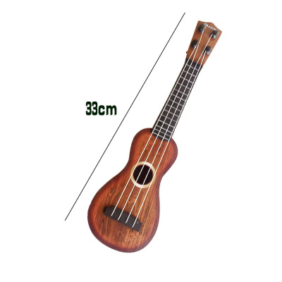 Manufacturers direct imitation of wood texture small guitar children playing early education instruments