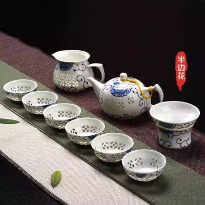 Tea set tea cup teapot travel tea set porcelain cover bowl jingdezhen porcelain pot kung fu tea set tea plate tea can