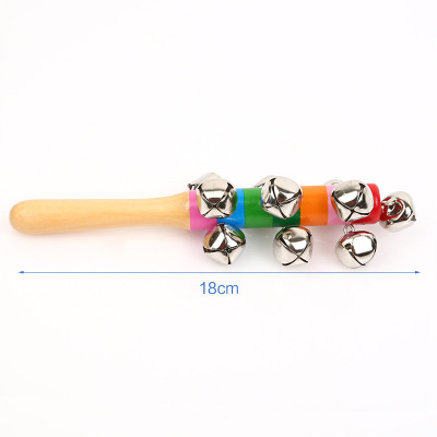 Tourist arts and crafts wholesale baby suzuki quality fashionable bell 10 bell color bell rod