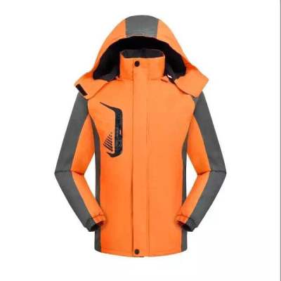 Outdoor men's stormtop and velvet waterproof windproof and cold protective coat