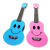 Yiwu manufacturer wholesales artificial plastic guitar children educational instruments can play guitar small gifts