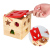 15 - hole multifunctional puzzle box shape matching trailer children puzzle wooden toy manufacturers wholesale