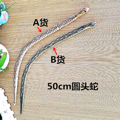 Manufacturers direct sales [tourism crafts wholesale] 50cm snake/simulation wood snake/wooden round head snake/snake