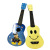 Yiwu manufacturer wholesales artificial plastic guitar children educational instruments can play guitar small gifts