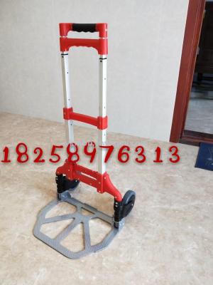 Retractable luggage cart, shopping cart, shopping cart, manufacturer wholesale three - section luggage cart.