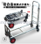 Cart folding portable luggage cart lever cart barrow barrow family car warehouse car