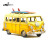 Tin car model small bus model retro home decoration gift living room setting