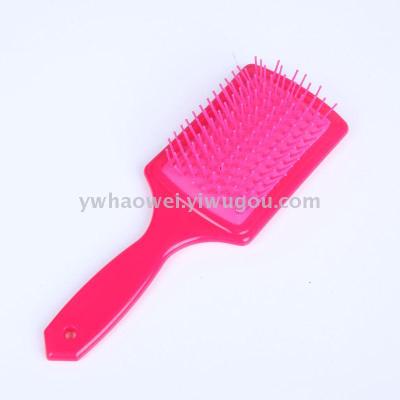 Manufacturer direct selling plastic airbag large plate comb anti-static scalp massage comb plastic hair comb