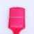 Manufacturer direct selling plastic airbag large plate comb anti-static scalp massage comb plastic hair comb