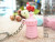 Acrylic bottle key chain pendant baby acrylic nipple mini dummy bottle key ring factory