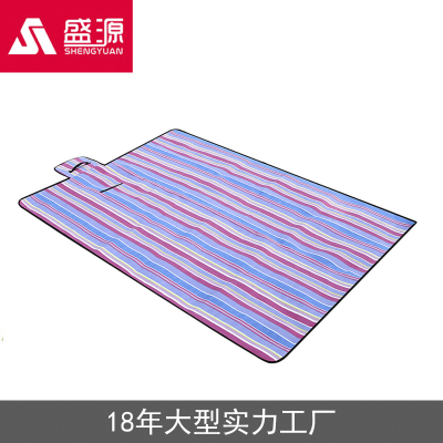 Manufacturer direct suede waterproof picnic mat outdoor camping blanket folding picnic wholesale