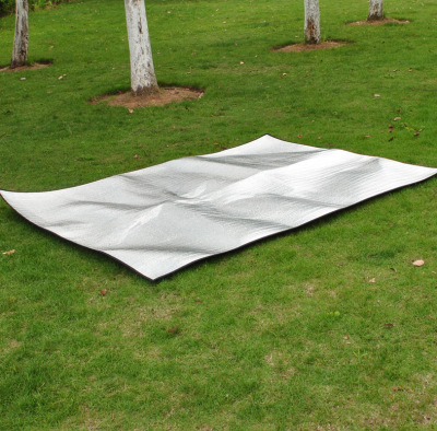 Outdoor Double-Sided Aluminium Film Moisture Proof Pad 200 * 200cm Camping Foldable and Portable Moisture Proof Pad Picnic Mat More Sizes