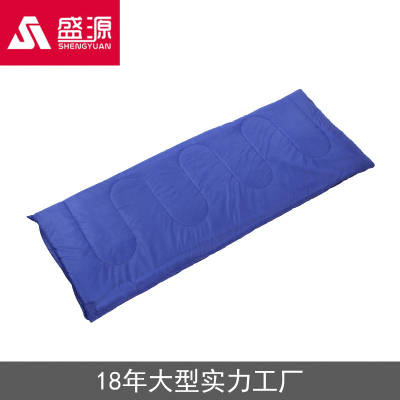 Shengyuan outdoor envelope sleeping bags without cap bag and sleeping bag