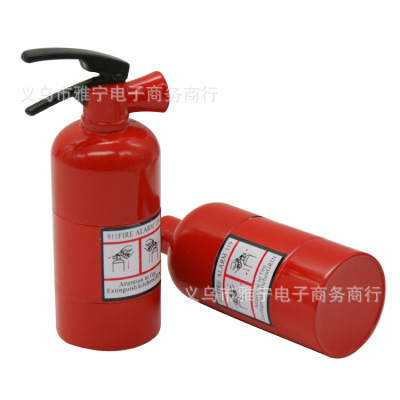 Cross-border e-commerce metal cigarette grinder fire extinguisher modeling three layers of zinc-alloy grinder tobacco