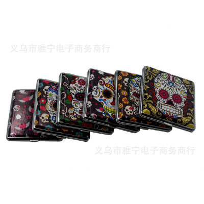 Supply 20 leather cigarette box printing leather cigarette box ghost print cigarette box cigarette box cigarette pack