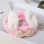 Cute rabbit ears headband cartoon plush face hair band elastic band headband girl accessories wholesale