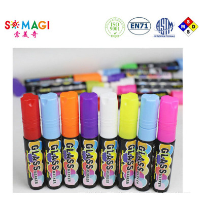 Solange LED LED flash marker fluorescent pen 10mm can be rubbed with liquid chalk