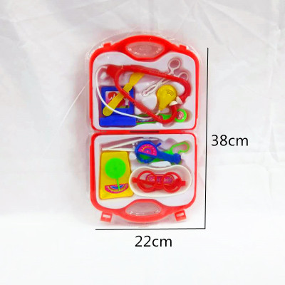 Children's educational toy PVC blister tool box plastic doctor toy set