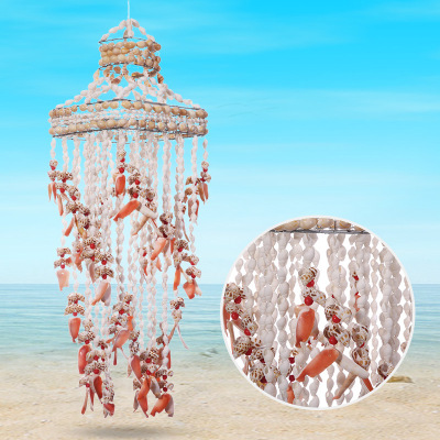 Manufacturer direct sale handicraft is pure natural short section seashells wind bell birthday gift balcony room is act the role ofing door is acted the role ofing