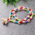 Natural Marine Shell Conch Colorful Necklace Bracelet Decorative Crafts Beach Travel Scenic Spot Commemorative Small Gift