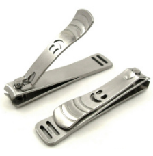Stainless steel nail clippers for smiley faces.