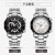 Sports men's watch glow-in-the-dark waterproof quartz watch stainless steel with watch watch029A calendar