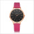 Fashionable and casual LVPAI brand alloy quartz watch smooth PU leather belt ladies watch