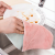 Double-Sided and Water-Absorbing Rag Thickened Dishcloth Solid Color Microfiber Dish Towel