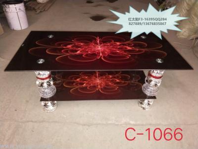 Factory direct sales toughened glass office meeting long table tea table table