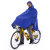 Huayi men and women bicycle raincoat students small electric car raincoat into single hat brim thickened adult poncho