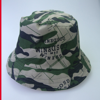New summer folding cloth hat outdoor climbing and fishing camouflage hat ending's hat sun shade basin hat male and female workers hat
