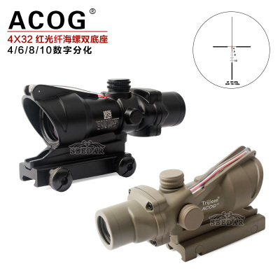 ACOG4X32 true red optical fiber whelk point sight