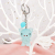 Cartoon cute creative jewelry key chain, student package, pendant, fashion jewelry hang key chain