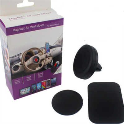 Car accessories mobile phone magnet air conditioner air outlet magnetic mobile phone clamps to the vehicle