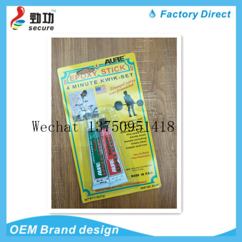 Aure Allure Waterproof Acid and Alkali Resistant High Temperature Resistant Modified Acrylic AB Glue Weight Lifting Yellow Card AB Glue