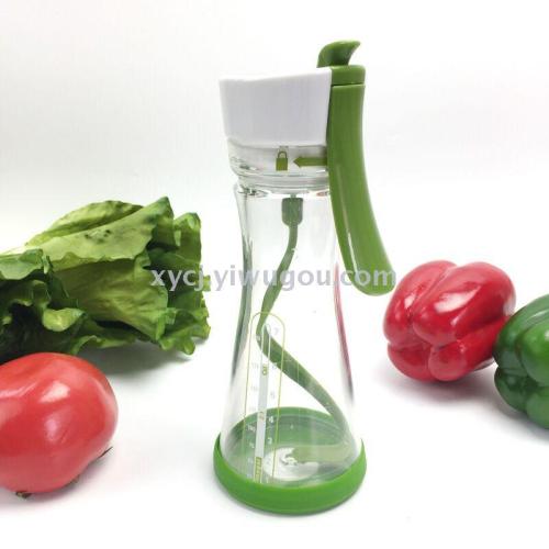 Spice Jar Manual Seasoning Mixing Cup Blending Cup Salad Cup Seasoning Jar Kitchen Tools Automatic Stirring