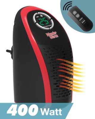 Wonder Warm Mini Fan Heater Remote Control Office Home Heater Air Heater