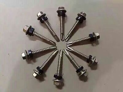 Hexagon drill tail thread washer drill tail thread fiberboard nail self - tapping