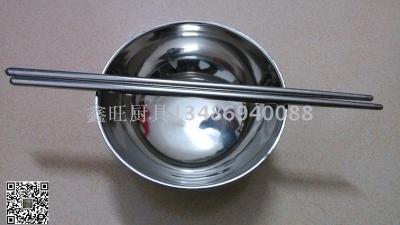 Stainless steel high quality double welded edge bowl light bowl soup bowl bowl insulated bowl anti-hot bowl