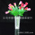 Crystal glass vase mechanism square vase flower vase with small vase