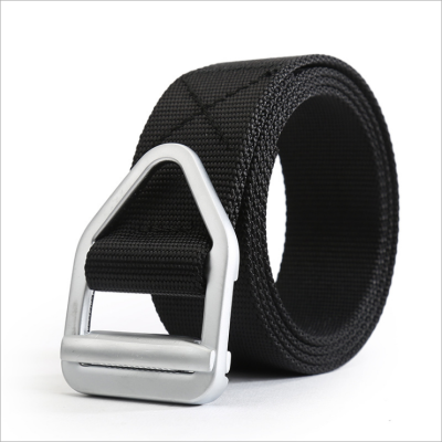 Outdoor junfan alloy head belt anti-allergic quick dry nylon belt climbing men's sport belt