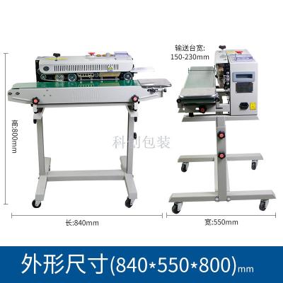 FRB-770III-Type Hualian Steel Seal Floor-Standing Automatic Film Continuous Sealing Machine