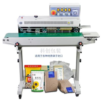 FRM-980III Floor Type Ink Roller Pad Colored Printing Plastic Film Continuous Automatic Sealing Machine