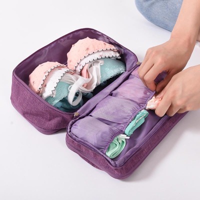 Portable travel underwear collection bag large capacity multi-functional travel underwear bra collection