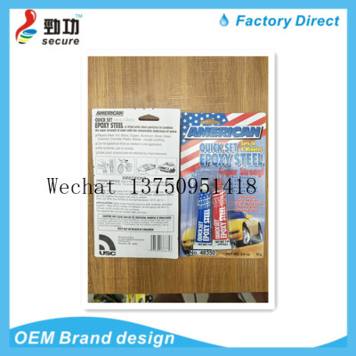 AMERICAN QUICK SET eposteel AMERICAN flag card AB adhesiveAB Glue Epoxy Glue 