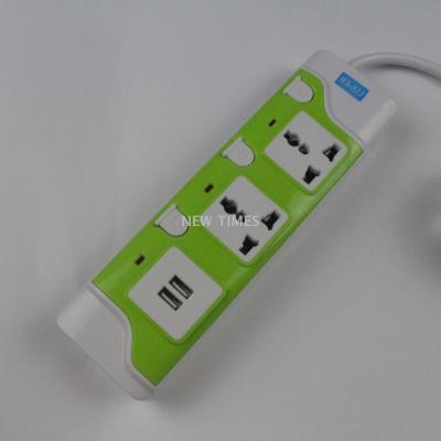 New foreign trade USB socket with switch socket multifunctional plug board terminal board